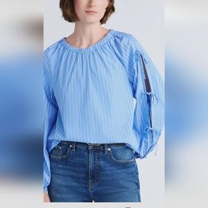 2/$20 Nwot Free Assembly L 12-14 Sleeve Ties Top